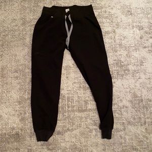Figs black petite small joggers